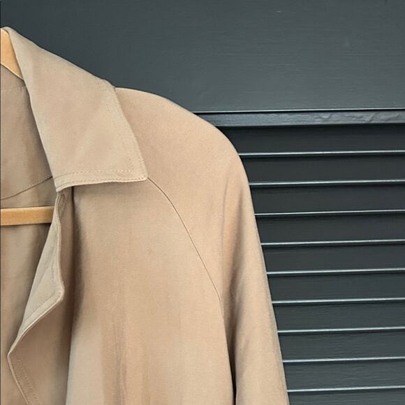 H&M Oversized Camel Trench Coat, Timeless Closet Staple, Size Small - Picture 5 of 15